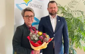 W&oacute;jt Gminy Dobrcz gości Posłankę Panią Agnieszkę Kłopotek