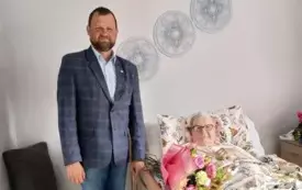 Pani Stanisława Mientkiewicz z Wudzyna (96. urodziny)