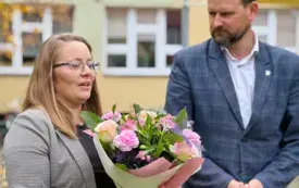 Otwarcie placu zabaw przy Żłobku Gminnym Kraina Bobasa w Dobrczu