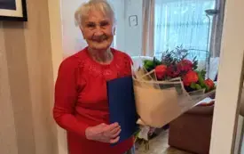 Pani Irena Rutkowska z Wudzyna (90. urodziny)