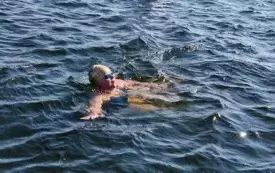 Sezon zimowego pływania Wiktorii Cieślak