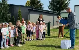 W&oacute;jt Gminy Dobrcz z wizytą u Przedszkolak&oacute;w