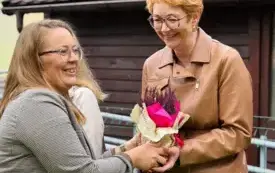 Otwarcie placu zabaw przy Żłobku Gminnym Kraina Bobasa w Dobrczu