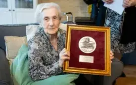 Pani Zofia Barańska z Trzeciewca (100. urodziny)