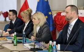 Spotkanie z Wiceministrą Rolnictwa i Rozwoju Wsi Małgorzatą Gromadzką w Gminie Dobrcz