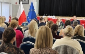 Spotkanie z Wiceministrą Rolnictwa i Rozwoju Wsi Małgorzatą Gromadzką w Gminie Dobrcz