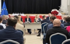 Spotkanie z Wiceministrą Rolnictwa i Rozwoju Wsi Małgorzatą Gromadzką w Gminie Dobrcz