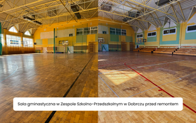 Co dzieje się na placu budowy w Zespole Szkolno-Przedszkolnym w Dobrczu?