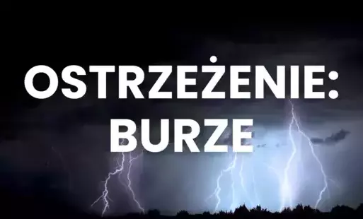 Zdjęcie do OSTRZEŻENIE: burze