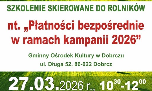 Zdjęcie do Szkolenie dla rolnik&oacute;w