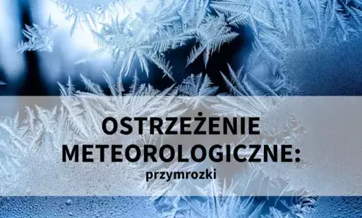 Zdjęcie do OSTRZEŻENIE: przymrozki