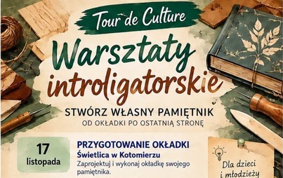 Zdjęcie do Warsztaty introligatorskie - łączenie element&oacute;w i prezentacja prac