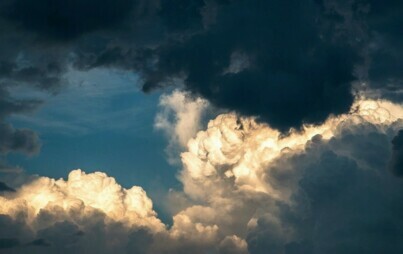 Zdjęcie chmur burzowych