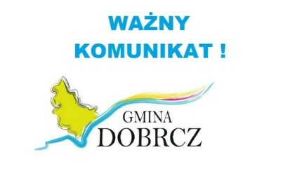Baner ważny komunikat Gmina Dobrcz 