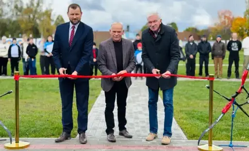 Zdjęcie do Otwarcie zrewitalizowanej wiaty łuczniczej w Dobrczu