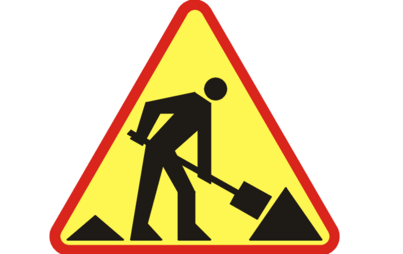 znak roboty drogowe