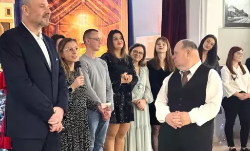 Zdjęcie do Wigilia organizowana przez Środowiskowy Dom Samopomocy w Gądeczu