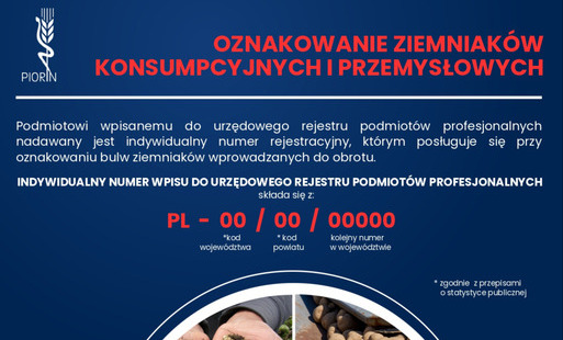 Zdjęcie do Informacja dla producent&oacute;w ziemniak&oacute;w konsumpcyjnych i przemysłowych