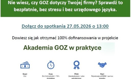 Zdjęcie do Akademia GOZ w praktyce
