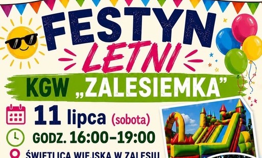Zdjęcie do Festyn Letni z KGW Zalesiemka