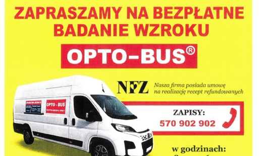 Zdjęcie do Bezpłatne badania wzroku przy Urzędzie Gminy (5 sierpnia)