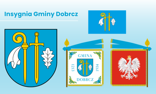 Zdjęcie do Nowe insygnia Gminy Dobrcz
