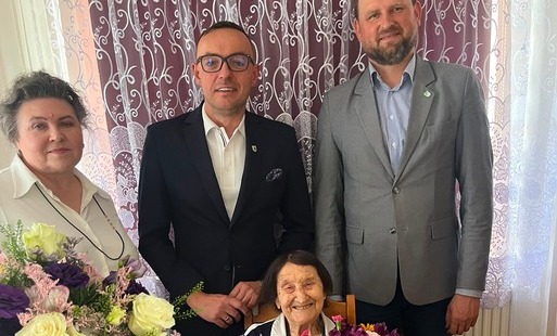 Zdjęcie do Piękny jubileusz najstarszej mieszkanki Gminy Dobrcz