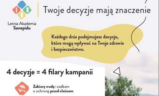 Zdjęcie do &bdquo;LAS &ndash; Letnia Akademia Sanepidu. Twoje decyzje mają znaczenie&rdquo;