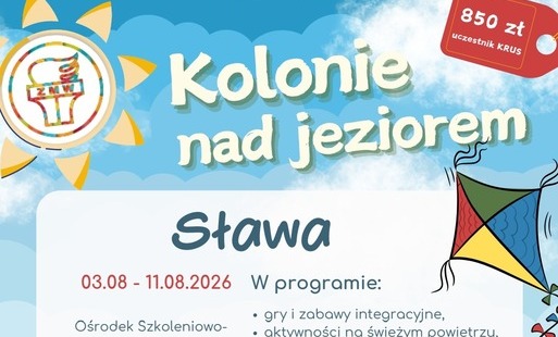 Zdjęcie do KOLONIE LETNIE W SŁAWIE 2026