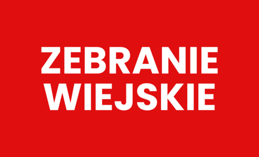 Zdjęcie do Zebrania w sołectwie Trzeciewiec i Sienno 