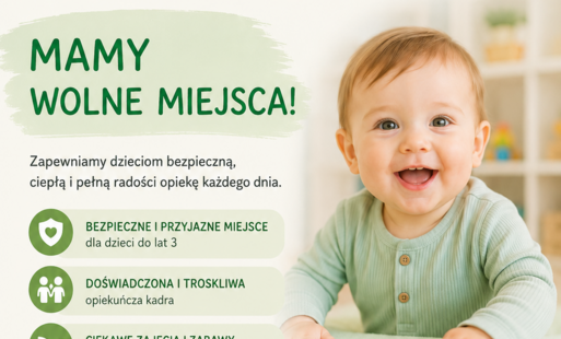 Zdjęcie do Nab&oacute;r dzieci do Żłobka Gminnego &bdquo;Kraina Bobasa&rdquo; w Dobrczu