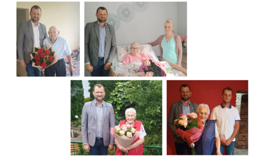 Zdjęcie do Najstarsi jubilaci w Gminie Dobrcz
