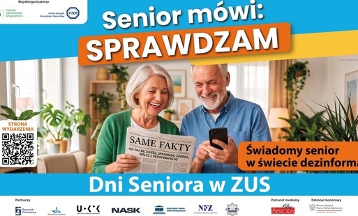 Zdjęcie do Senior m&oacute;wi: SPRAWDZAM! Dni Seniora w ZUS