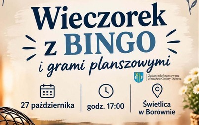 Zdjęcie do Kawiarenka dla Seniora &ndash; wieczorek z bingo i grami planszowymi